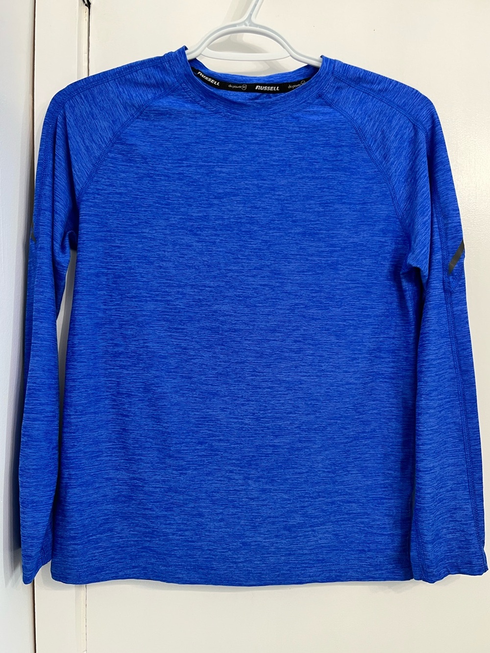 Boys Dri-Fit Long Sleeve Top Size Large 10-12 | Russell Dri Power 360